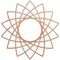 Ekena Millwork Eleanor Wood Fretwork Pierced Ceiling Medallion, Cherry, 34"OD x 13 1/8"ID x 3/8"T CMWP34X34X0375EACH - alternate 1